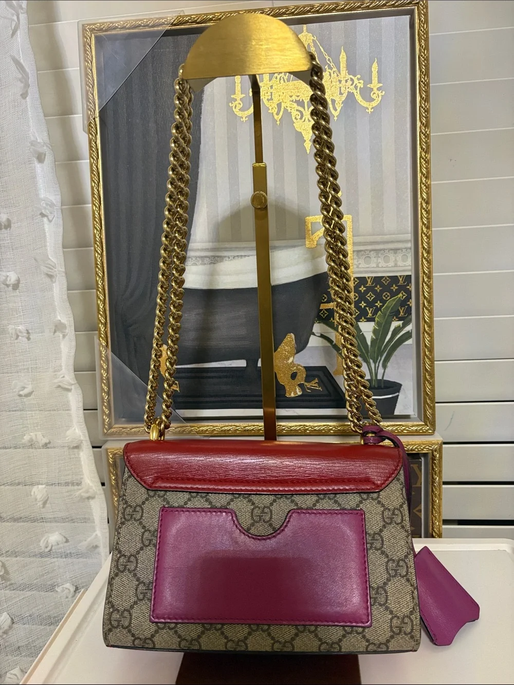 Gucci 🌹Padlock Small GG Supreme Shoulder Bag -Excellent condition - Picture 14 of 14